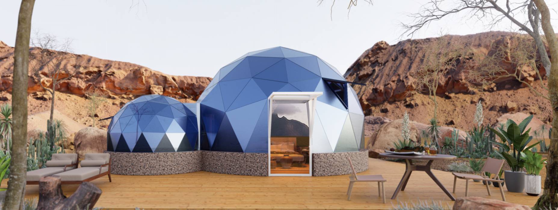 贡觉县球形智能光伏玻璃星空房